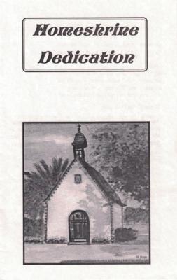 Home Shrine Dedication