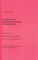 Perspectives on the Spiritual Direction of Youth (1926)