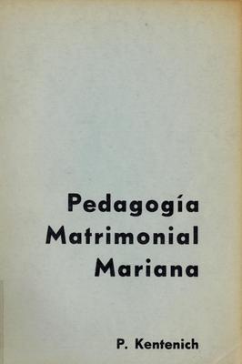 Pedagogía matrimonial mariana
